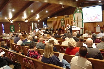 Picture of the inside of the Sanctuary